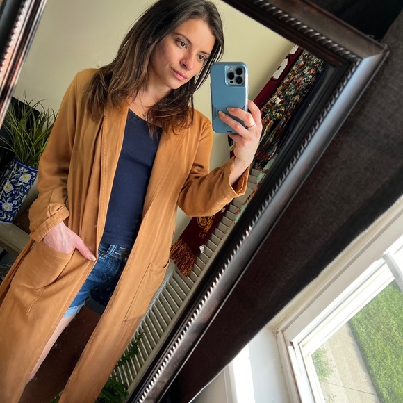Forever 21 Long Line Camel Duster - Picture 15 of 16